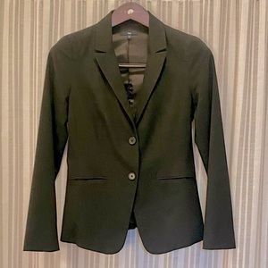 Gap Black, Lined 2-Button Blazer with 2 Pockets